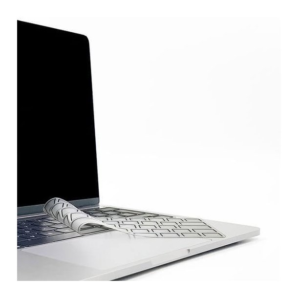 Philbert Tastaturcover til MacBook Air 13" (2020) - Transparent/Sort