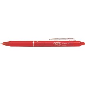 Pilot Frixion Clicker 0,7, Udviskbar Kuglepen 12 stk, Rd