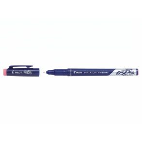 Pilot Frixion Fineliner 1,3 Udviskbar Kuglepen, 12 stk, Lys Rosa