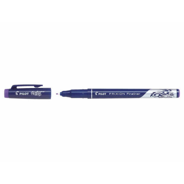 Pilot Frixion Fineliner 1,3 Udviskbar Kuglepen, 12 stk, Lilla