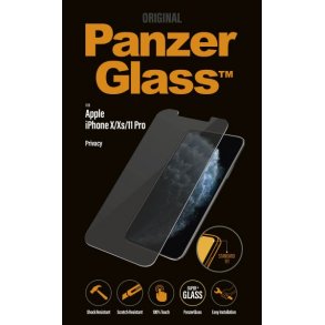 PanzerGlass skrmbeskyttelse iPhone X/Xs/11 Pro - Privacy