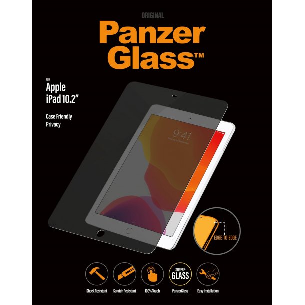 PanzerGlass skrmbeskyttelse iPad 10.2" (2019) - Privacy