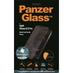 PanzerGlass skrmbeskyttelse iPhone 12/12 Pro - Privacy, sort