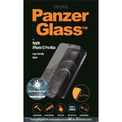 PanzerGlass skrmbeskyttelse iPhone 12 Pro Max - sort