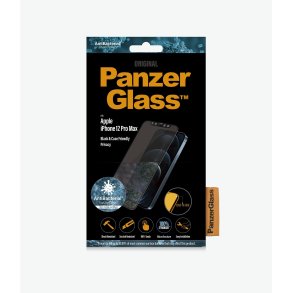 PanzerGlass skrmbeskyttelse iPhone 12 Pro Max - Privacy, sort