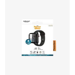 PanzerGlass skrmbeskyttelse Apple Watch 4/5/6/SE 44 mm - sort
