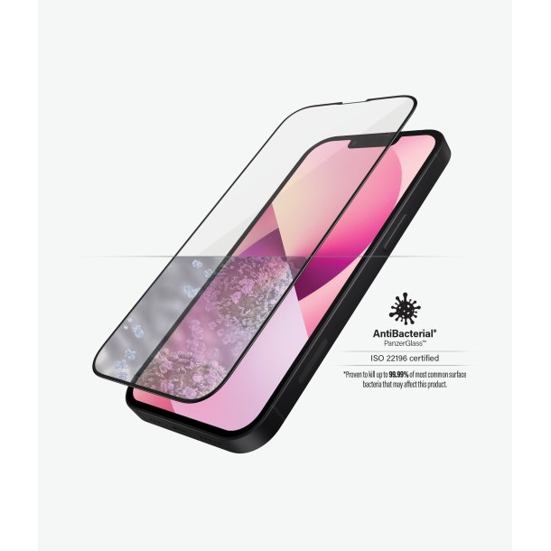 PanzerGlass skrmbeskyttelse iPhone 13 Mini - sort