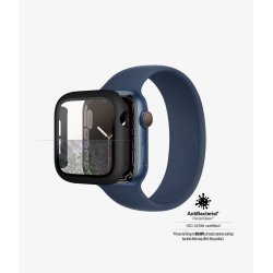 PanzerGlass skrmbeskyttelse Apple Watch Series 7 - 45 mm, sort