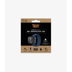 PanzerGlass skrmbeskyttelse Apple Watch Series 7 - 45 mm, sort