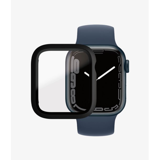 PanzerGlass skrmbeskyttelse Apple Watch Series 7 - 45 mm, sort