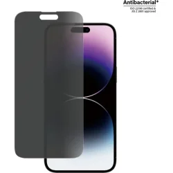 PanzerGlass skrmbeskyttelse iPhone 14 Pro Max - Privacy, antibakteriel