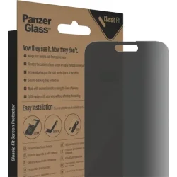 PanzerGlass skrmbeskyttelse iPhone 14 Pro Max - Privacy, antibakteriel