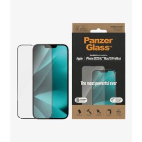 PanzerGlass skrmbeskyttelse iPhone 14 Plus/13 Pro Max - Ultra-Wide Fit, antibakteriel