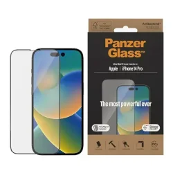 PanzerGlass skrmbeskyttelse iPhone 14 Pro - Ultra-Wide Fit, antibakteriel