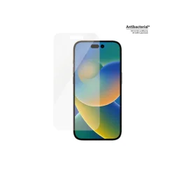PanzerGlass skrmbeskyttelse iPhone 14 Pro - Privacy, antibakteriel