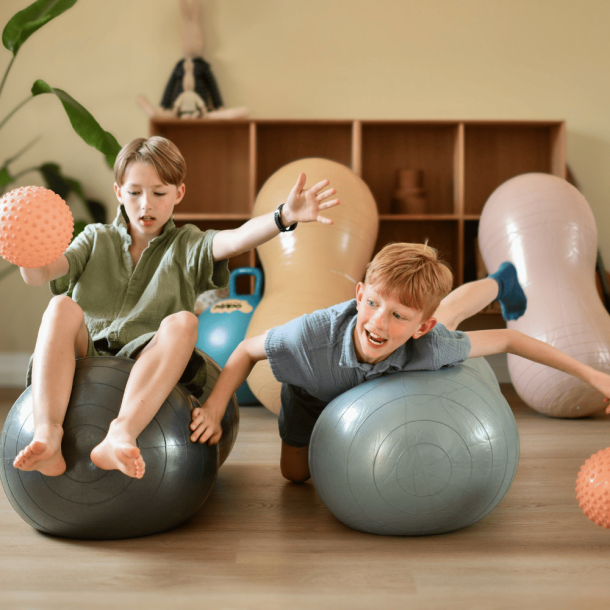 Peanutformet Balancebold 100 cm � Morning Blue