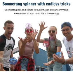 Flynova PRO - Flygande Spinnerboll, Rosa