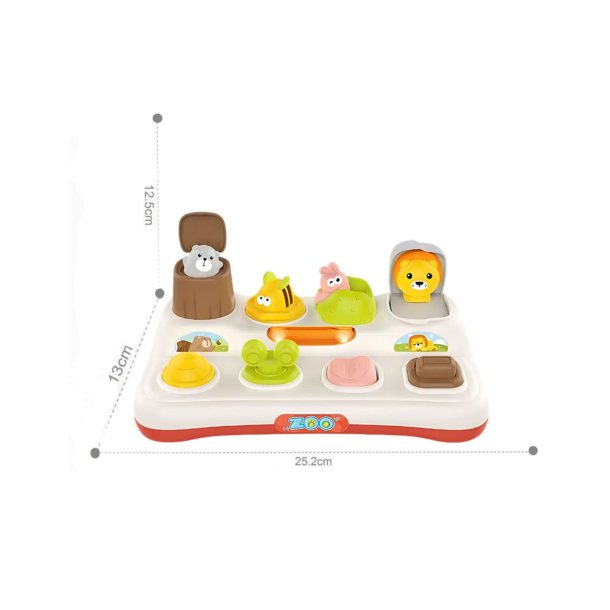 Pop-up dyreleget�j � interaktiv zoo fra 18 mdr.