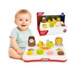Pop-up dyreleget�j � interaktiv zoo fra 18 mdr.