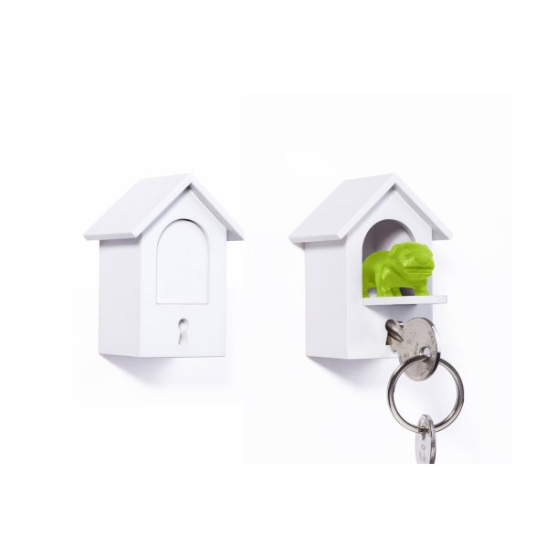 Qualy design Vagthund Ngleholder m/hus (Grn)
