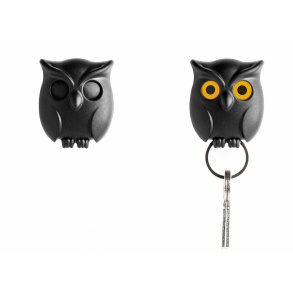 Qualy design Ugle Ngleholder (Sort)