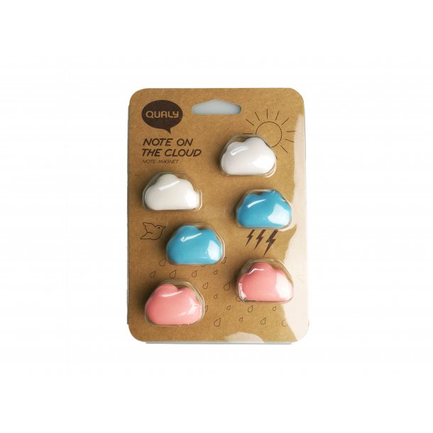 Qualy Cloud Magnet , Bl/ Lyserd