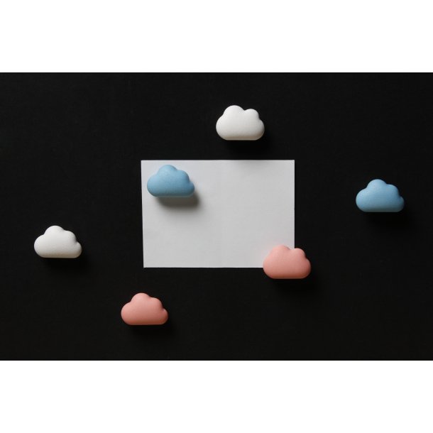 Qualy Cloud Magnet , Bl/ Lyserd