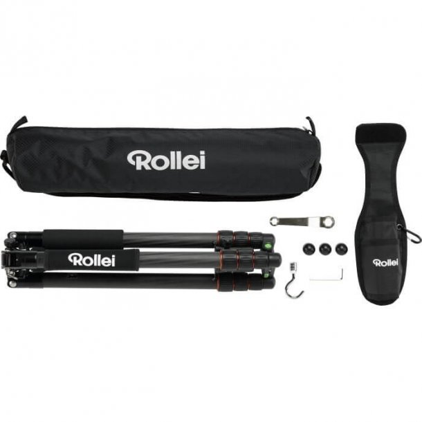 Rollei C6i Carbon tripod kamerastativ - Sort