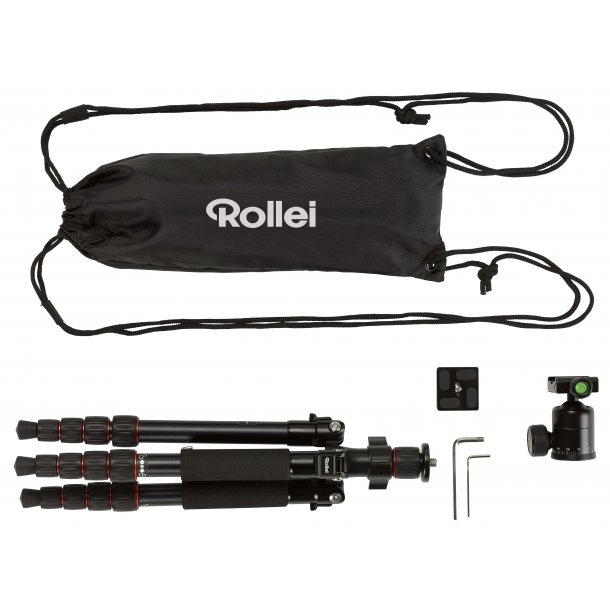 Rollei Compact Traveler No.1 tripod kamerastativ - Carbon Sort