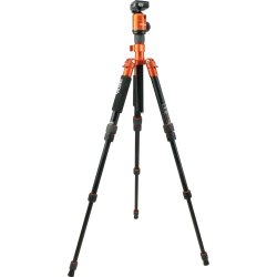 Rollei Compact Traveler No.1 Carbon tripod kamerastativ - Carbon Orange