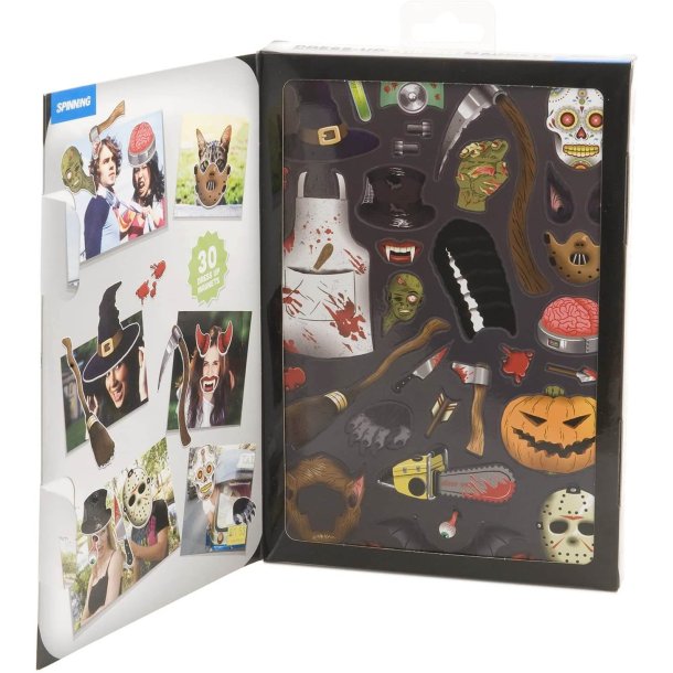 Udkldningsmagneter til kleskabsbilleder - Horror, 30 stk