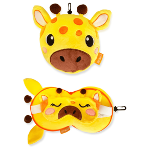 Rejsepude med Sovemaske til B�rn � Giffy Giraffe