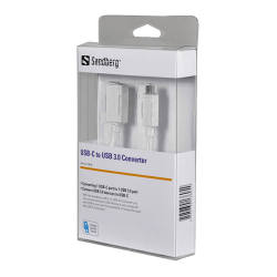 Sandberg USB-C to USB 3.0 Converter, Hvid