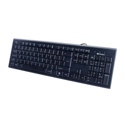 Sandberg Wired USB Office Keyboard, Black (Nordic)
