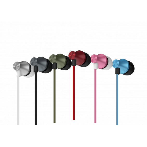 In-ear hretelefoner W180, rd