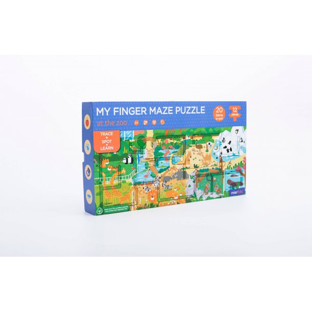mierEdu Kreativt puslespil - At the Zoo