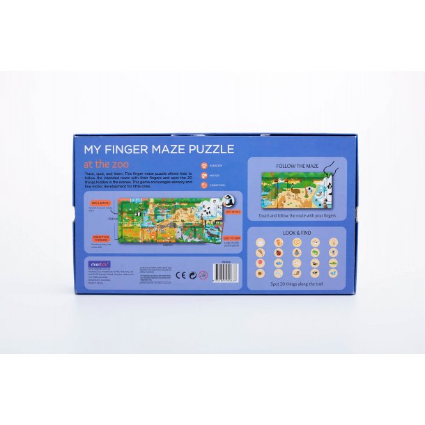 mierEdu Kreativt puslespil - At the Zoo