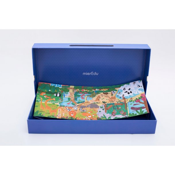 mierEdu Kreativt puslespil - At the Zoo