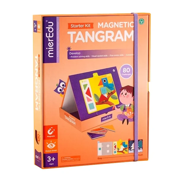 mierEdu Magnetbog - Tangram, start-sæt