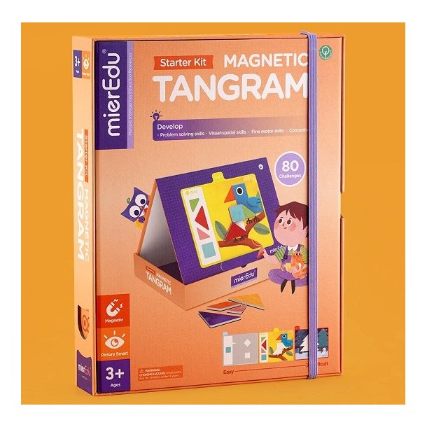 mierEdu Magnetbog - Tangram, start-sæt