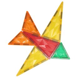 Magnetic Tiles byggesæt - Sampak, 32 + 60 dele