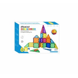 Magnetiska plattor byggsats, 60 st