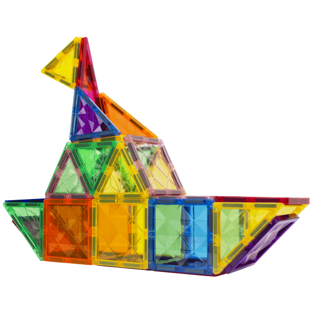 Magnetic Tiles byggesæt - Sampak,  2 x 60 dele