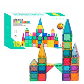 Magnetiska plattor byggsats, 100 st