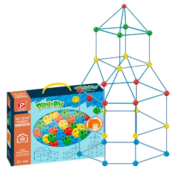 Byg-selv-hule, med 88 dele