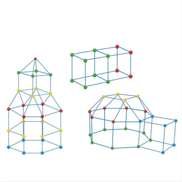 Byg-selv-hule, med 88 dele