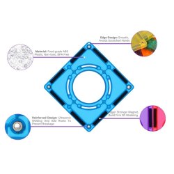 Magnetic Tiles kuglebane 88 dele + 32 stk byggest