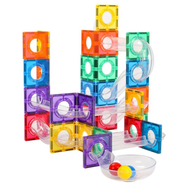 Magnetic Tiles Kuglebane, 88 dele