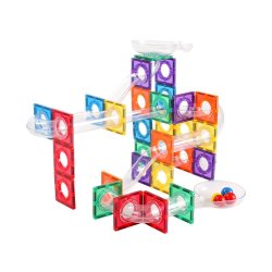 Magnetic Tiles kuglebane 88 dele + 32 stk byggest