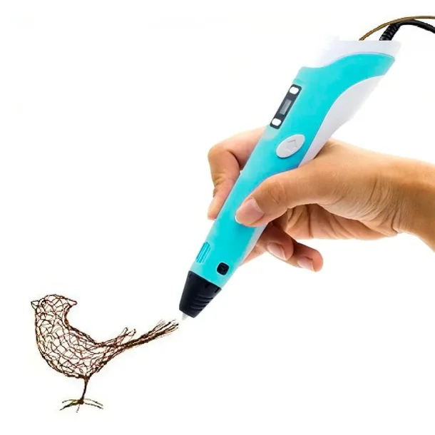 SERO 3D pen som Myriwell med LCD-skrm inkl. 1,75 mm filament